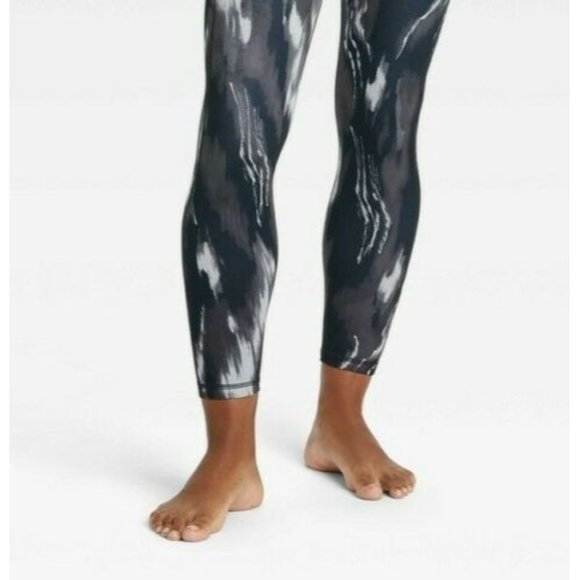 Women's Contour Leggings 26" All in Motion Black Swirl Size XXL - Picture 4 of 9